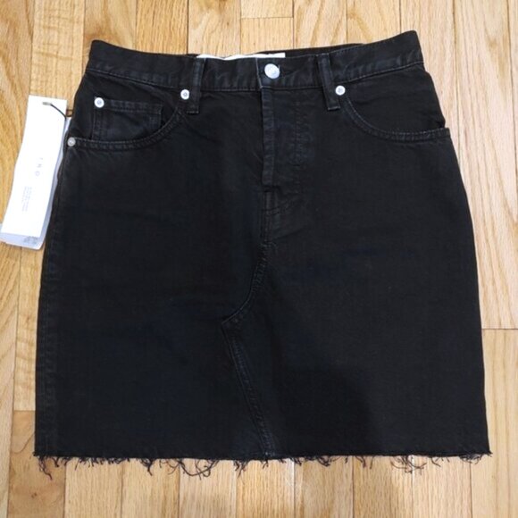 NEW IRO denim mini skirt 36 2 4  NWT - Picture 1 of 4